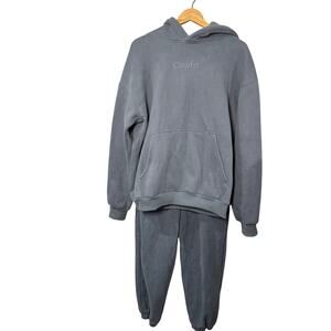 Comfrt Slate Blue Sweatsuit Medium